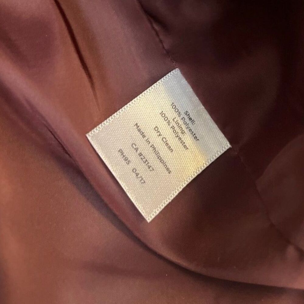 Talbots plum peplum blazer - Picture 5 of 5